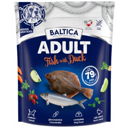 Karma z kaczką i rybami...